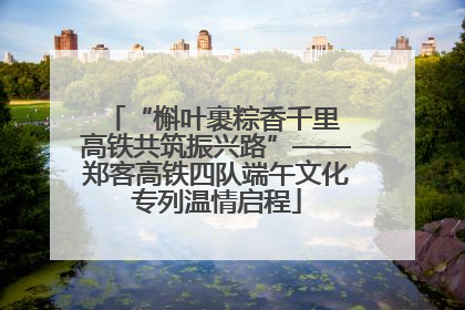 “槲叶裹粽香千里 高铁共筑振兴路”——郑客高铁四队端午文化专列温情启程