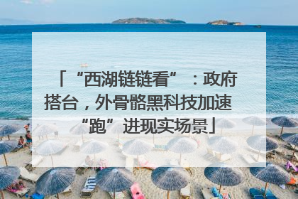 “西湖链链看”：政府搭台，外骨骼黑科技加速“跑”进现实场景