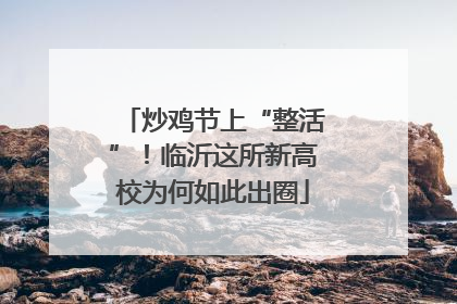 炒鸡节上“整活”！临沂这所新高校为何如此出圈