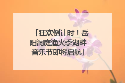 狂欢倒计时！岳阳洞庭渔火季湖畔音乐节即将启航
