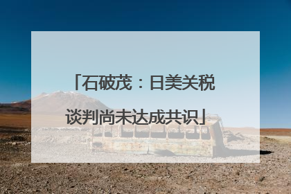石破茂：日美关税谈判尚未达成共识