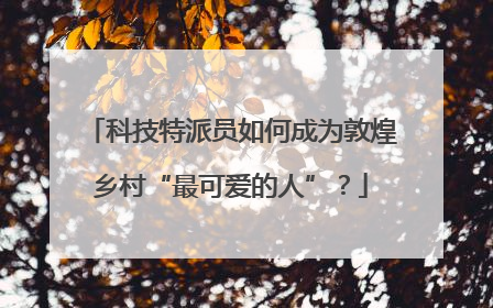 科技特派员如何成为敦煌乡村“最可爱的人”？