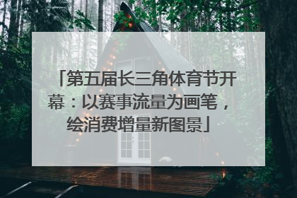 第五届长三角体育节开幕：以赛事流量为画笔，绘消费增量新图景