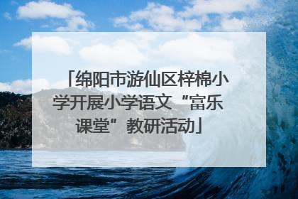 绵阳市游仙区梓棉小学开展小学语文“富乐课堂”教研活动