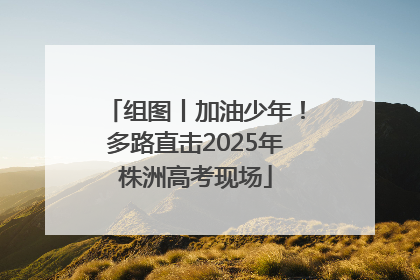 组图丨加油少年！多路直击2025年株洲高考现场