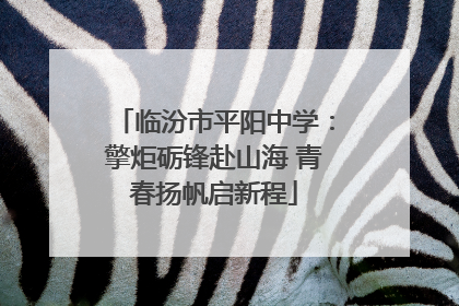 临汾市平阳中学：擎炬砺锋赴山海 青春扬帆启新程