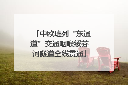 中欧班列“东通道”交通咽喉绥芬河隧道全线贯通
