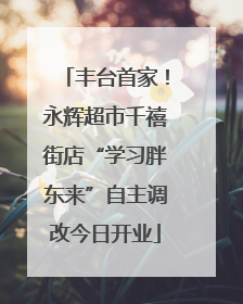 丰台首家！永辉超市千禧街店“学习胖东来”自主调改今日开业