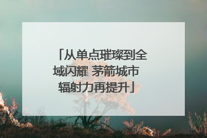 从单点璀璨到全域闪耀 茅箭城市辐射力再提升