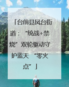台前县凤台街道：“统战+禁烧”双轮驱动守护蓝天 “零火点”