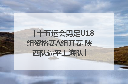 十五运会男足U18组资格赛A组开赛 陕西队逼平上海队