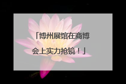 博州展馆在商博会上实力抢镜！