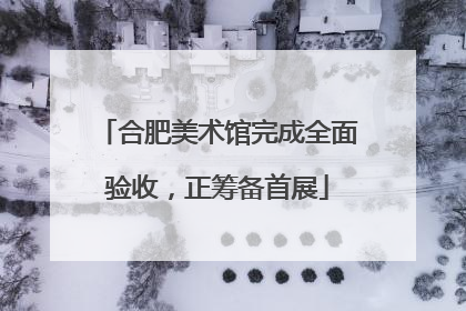 合肥美术馆完成全面验收，正筹备首展