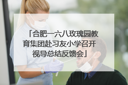 合肥一六八玫瑰园教育集团赴习友小学召开视导总结反馈会