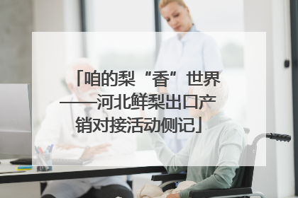 咱的梨“香”世界——河北鲜梨出口产销对接活动侧记