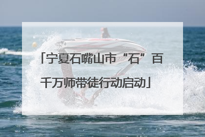 宁夏石嘴山市“石”百千万师带徒行动启动