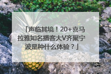 声临其境！20+喜马拉雅知名播客大V齐聚宁波是种什么体验？