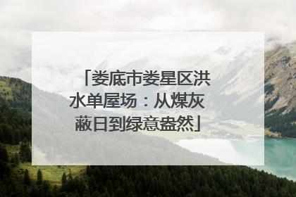 娄底市娄星区洪水单屋场：从煤灰蔽日到绿意盎然