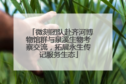 微刻团队赴齐河博物馆群与泉溪生物考察交流，拓展永生传记服务生态