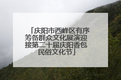 庆阳市西峰区有序筹备群众文化展演迎接第二十届庆阳香包民俗文化节