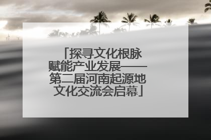 探寻文化根脉 赋能产业发展——第二届河南起源地文化交流会启幕