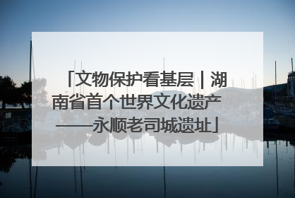 文物保护看基层｜湖南省首个世界文化遗产——永顺老司城遗址