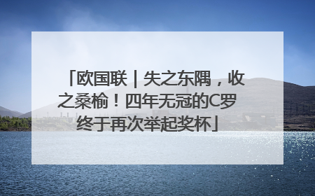 欧国联｜失之东隅，收之桑榆！四年无冠的C罗终于再次举起奖杯