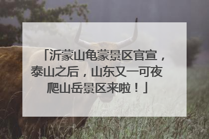 沂蒙山龟蒙景区官宣，泰山之后，山东又一可夜爬山岳景区来啦！