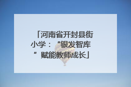 河南省开封县街小学：“银发智库”赋能教师成长