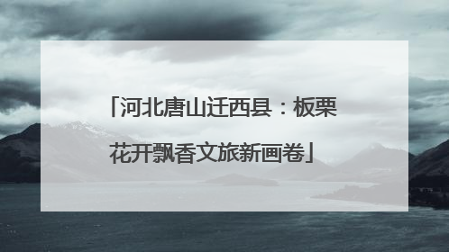 河北唐山迁西县：板栗花开飘香文旅新画卷