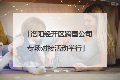 洛阳经开区跨国公司专场对接活动举行