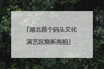 湖北首个码头文化演艺区焕新亮相