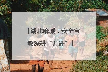 湖北麻城：安全宣教深耕“五进”