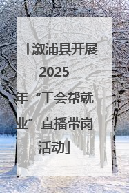 溆浦县开展 2025 年“工会帮就业”直播带岗活动