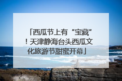 西瓜节上有“宝藏”！天津静海台头西瓜文化旅游节甜蜜开幕