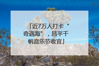 近7万人打卡“奇遇海”，昌平千帆音乐节收官