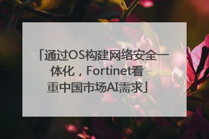 通过OS构建网络安全一体化，Fortinet看重中国市场AI需求