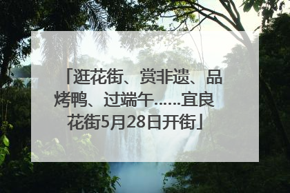 逛花街、赏非遗、品烤鸭、过端午……宜良花街5月28日开街