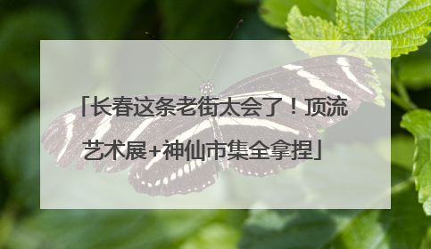 长春这条老街太会了！顶流艺术展+神仙市集全拿捏